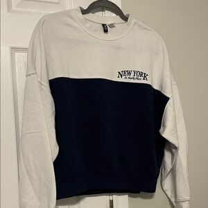H&M Two-Tone Sweatshirt